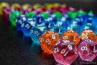 Clear color Acrylic dice Xmotgame 4