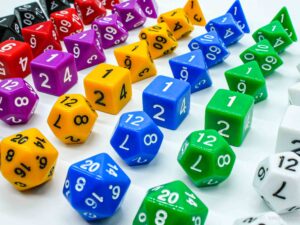 1. opaque solid RPG dice set- dice supplier- Xmotgame (7)