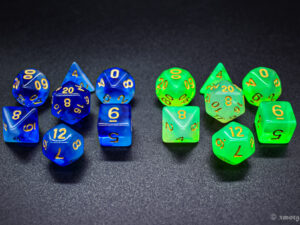 2-Color translucent dice- Dice manufacturers Xmotgame