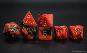 2 Colors Opaque Acrylic Dice Sets Xmotgame 15