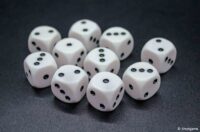 Acrylic Dice D6 11