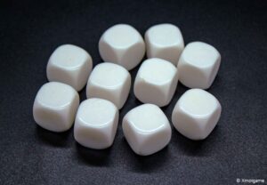 Acrylic Dice D6 12