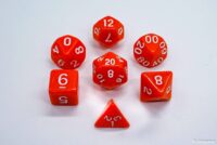 Opaque Red Rpg Custom Dice