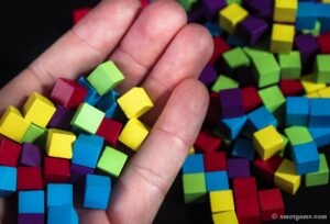 Materials used for board games