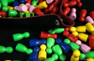 Materials used for board games