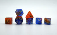 Glitter 3-color acrylic dice