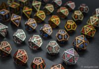 Cthulhu hollow metal dice