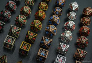 Cthulhu hollow metal dice