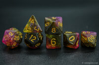 Glitter 3-color acrylic dice