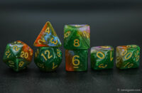 Glitter 3-color acrylic dice