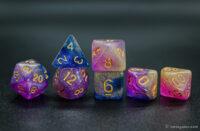 Glitter 3-color acrylic dice