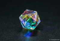 Custom dnd gemstone dice set 127