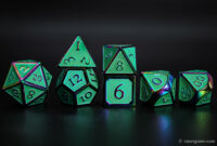 Custom metal dice sets for DND RPG and tabletop games 104