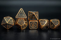 Custom metal dice sets for DND RPG and tabletop games 131