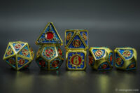 Custom metal dice sets for DND RPG and tabletop games 134