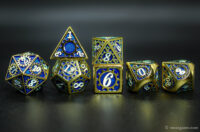 Custom metal dice sets for DND RPG and tabletop games 140