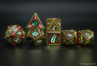 Custom metal dice sets for DND RPG and tabletop games 143