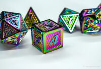 Custom metal dice sets for DND RPG and tabletop games 19