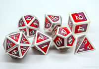 Custom metal dice sets for DND RPG and tabletop games 20