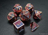 Custom metal dice sets for DND RPG and tabletop games 25