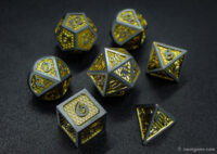 Custom metal dice sets for DND RPG and tabletop games 43