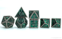 Music symbol design metal dice