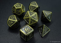 Skull metal dice