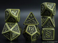 Skull metal dice