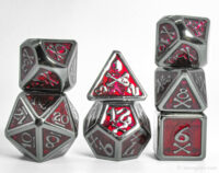 Skull metal dice