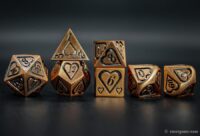 Custom metal dice sets for DND RPG and tabletop games 7