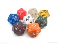 Custom D20 Resin Dice