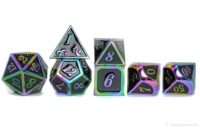 Enameled metal dice for role playing games RPGs dd and tabletop games 3