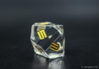 Engraved Gemstone D10 Dice 3