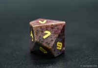 Engraved Gemstone D10 Dice 4