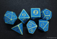 Engraved grain pattern acrylic dice-2