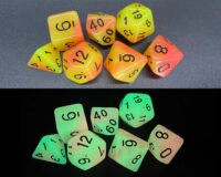 Gemini Glowing Polyhedral Dice 7pcs Set