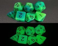 Gemini Glowing Polyhedral Dice 7pcs Set