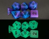 Gemini Glowing Polyhedral Dice 7pcs Set