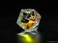 Gemstone Dice Dichroic Rainbow Glassmade by XMOT 9 scaled