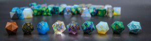 Bulk custom gemstone dice