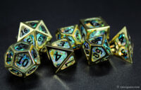 Metal frame + resin core Dice