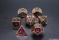 Heart shaped dice set 1