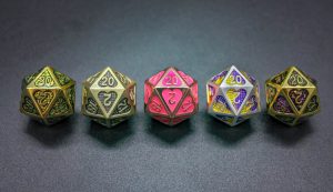 Heart-shaped dice