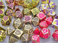 Heart-shaped dice