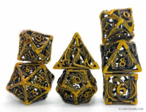 Hollow metal dice