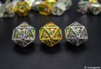 Hollow metal dice set 78 min