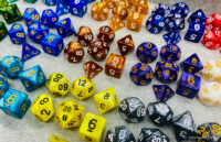 Pearl acrylic dice dnd - Xmotgame-2