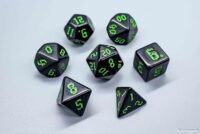 Opaque Black Rpg Custom Dice