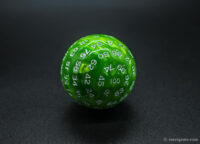 Custom 100-sided dice