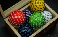 Custom 100-sided dice